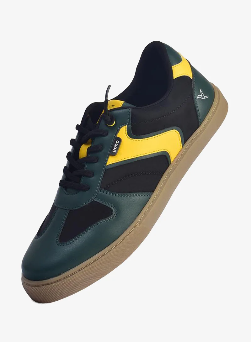 يوهو سنيكرز برباط مرن بنمط كتل الألوان